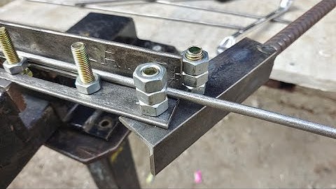 Useful ideas for Metal Bar Bending || Bending Tricks for Rod Bar || Metal Bender rebar Bender