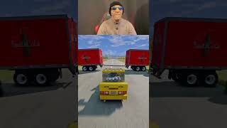 Cars Vs Chain 😂 Grandpa 👴 #Beamng #Shorts