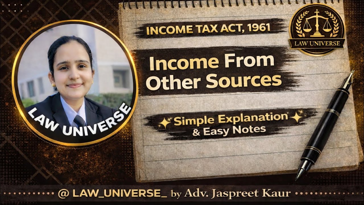 Income From Other Sources Under Income Tax Act, 1961 