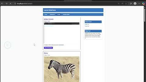 Video Demo Aplikasi Matakuliah Pemrograman Web