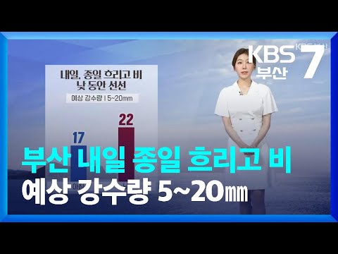 날씨 부산 내일 종일 흐리고 비 예상 강수량 5 20 KBS 2023 05 25 