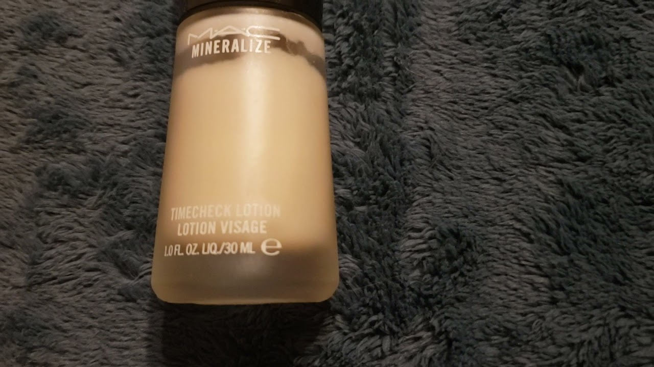 Mac Mineralized Timecheck Lotion review