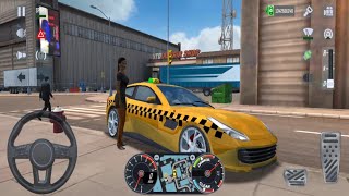 🚖🔥 Taxi Car Simulator EVO | Ferrari GTC4Lusso Taxi Gameplay 🐎🇮🇹 Italian Grand Tourer Taxi! screenshot 3