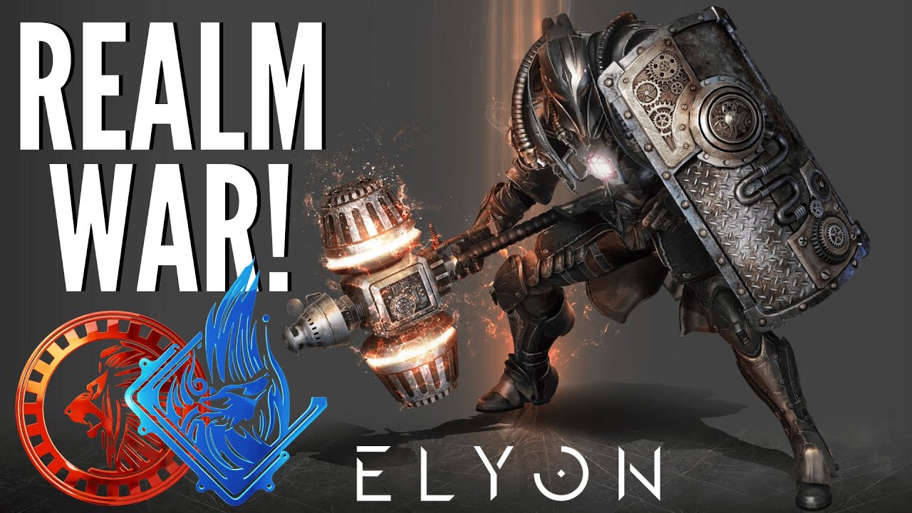ELYON Realm War RvR Gameplay With Full Skill Effects Up! (NEW MMORPG PC)