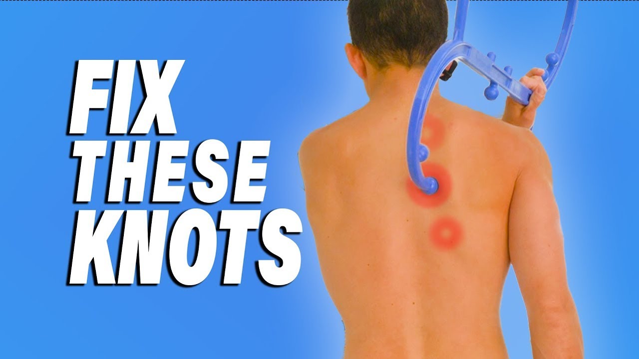How to Release Knots Between Shoulder Blades (+NO MASSAGE SOLUTIONS) 