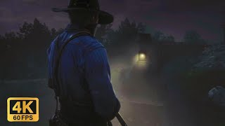 Arthur, John Marston, and Gang Rob a Train (NO COMMENTARY | 4K 60FPS)