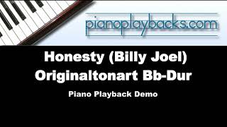 Honesty (Billy Joel Cover) Playback Instrumental Demo Originaltonart Bb-Dur