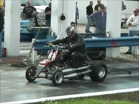Drag Banshee Beats Busa 1300 in 8th mile. Planet Asphalt. - YouTube