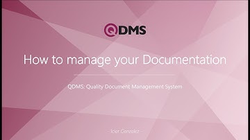 QDMS: Documentation Management