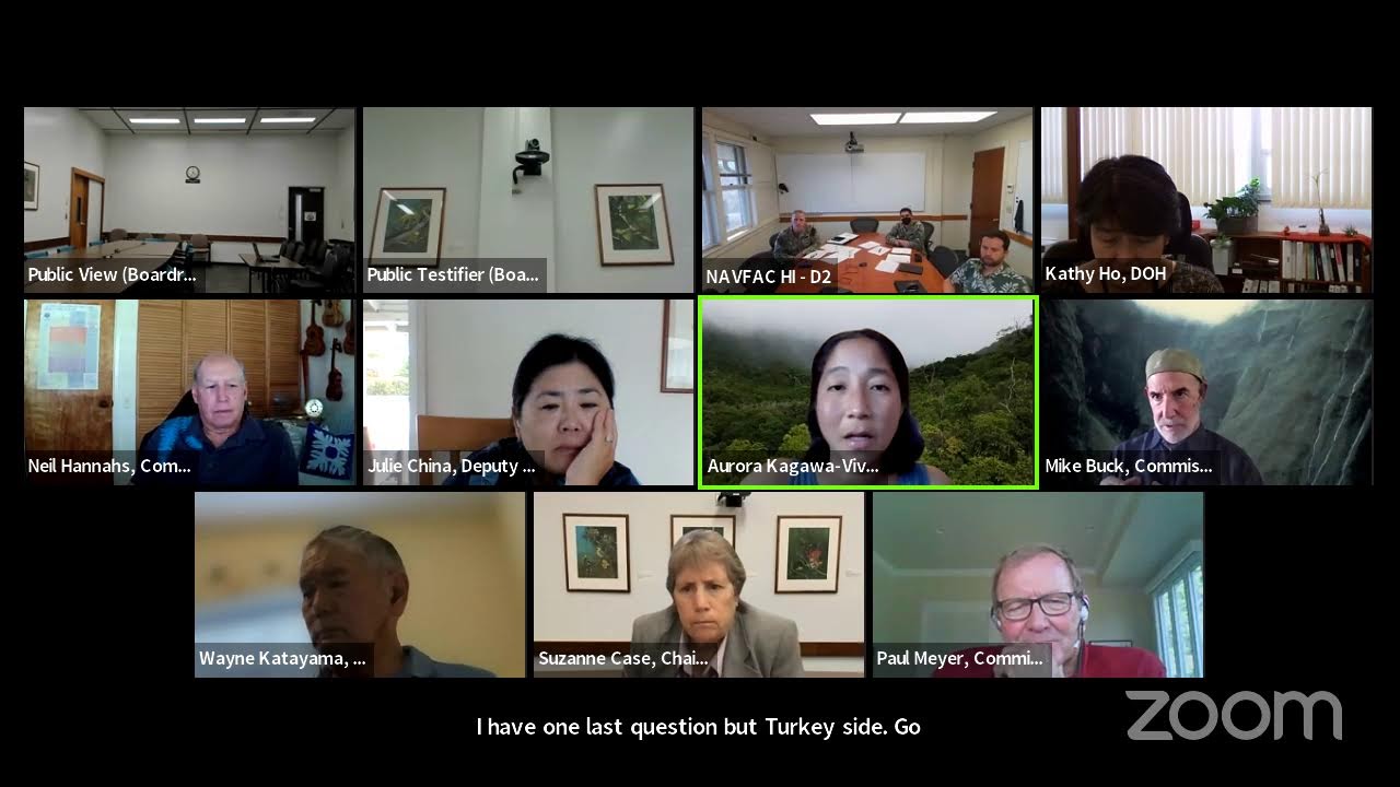 May 17, 2022 Commission on Water Resource Management Meeting