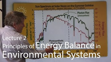 Lecture 2-Principles of Energy Balance in Environmental Systems