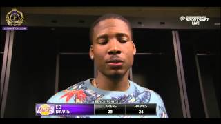 Ed Davis Post game interview - Lakers vs Hawks | 11.18.14