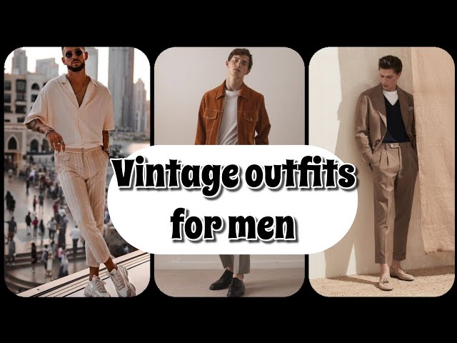 vintage style clothing for men