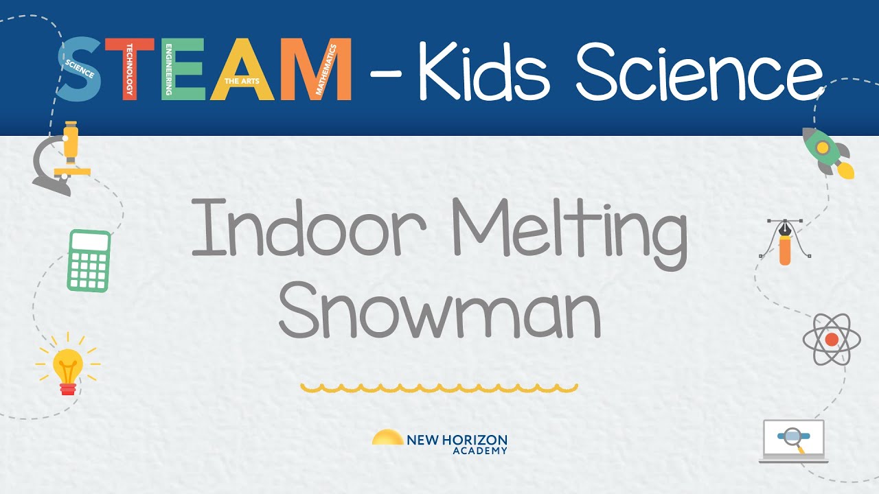 Melting Snowman Kit  Chemistry Experiments Demonstrating Solids & Liquids  - Educational Innovations