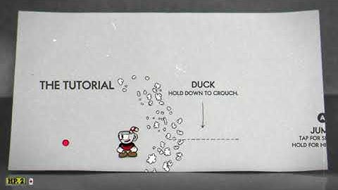 Cuphead Unused Tutorial Death Screen