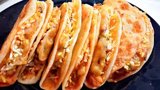 Crispy Potato Tacos | Taco Mexicana - Homemade Dominos Style in Tawa | Potato Tacos | Tacos Recipe