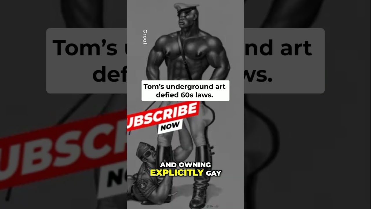 Gay Art's Bold 60s Rebellion - Tom of Finland's Black, Gay Leather Underground Masterpieces