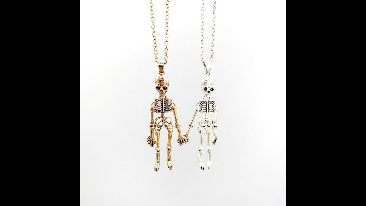 skeleton coffin necklace pendant - skeleton wax seal jewelry | suegray  jewelry