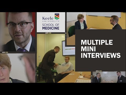 Multiple Mini Interviews at Keele School of Medicine