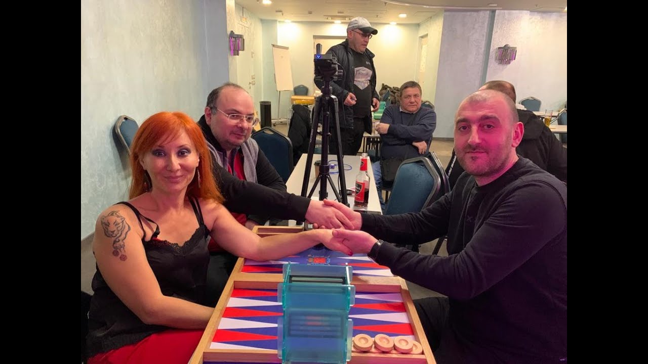 Длинные нарды. Парный турнир. Г.Гаспарян - Е.Громенкова/М.Варданян ...