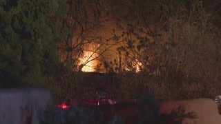Firefighters battle house fire in northwest Albuquerque