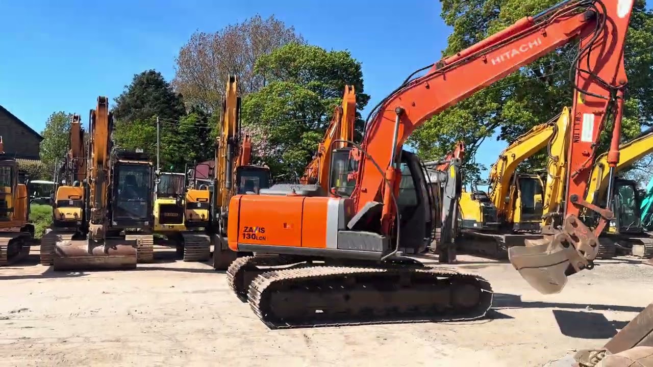 2009 HITACHI ZX130LCN-3 - YouTube