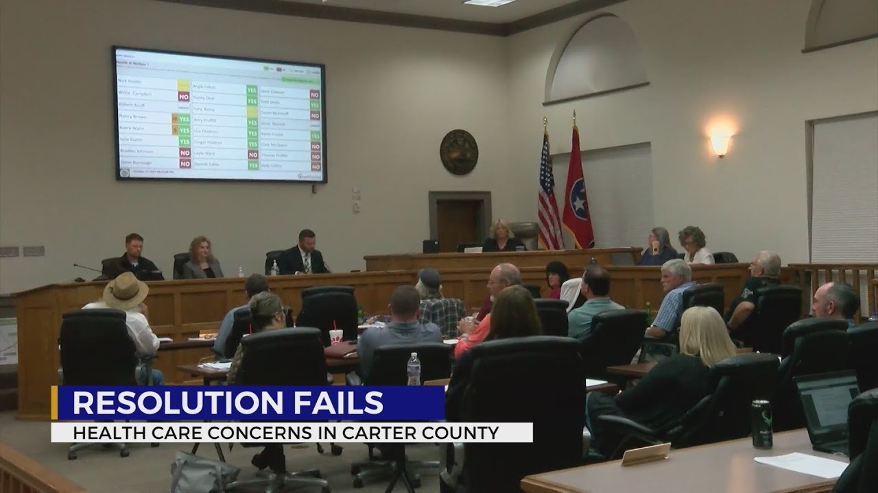 Resolution to address Ballad Health oversight fails to pass Carter Co. Commission