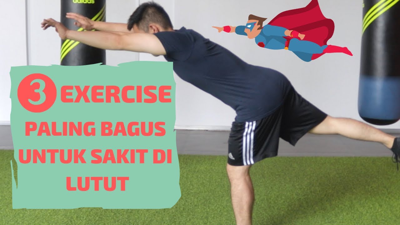 Cara Menyembuhkan Cedera Lutut | Lakukan 3 Exercise Ini!