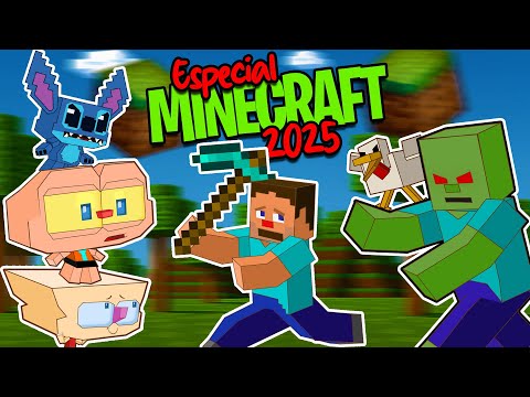 Mongo e Drongo em MISTÉRIOS em MINECRAFT - Com Stitch versão Minecraft
