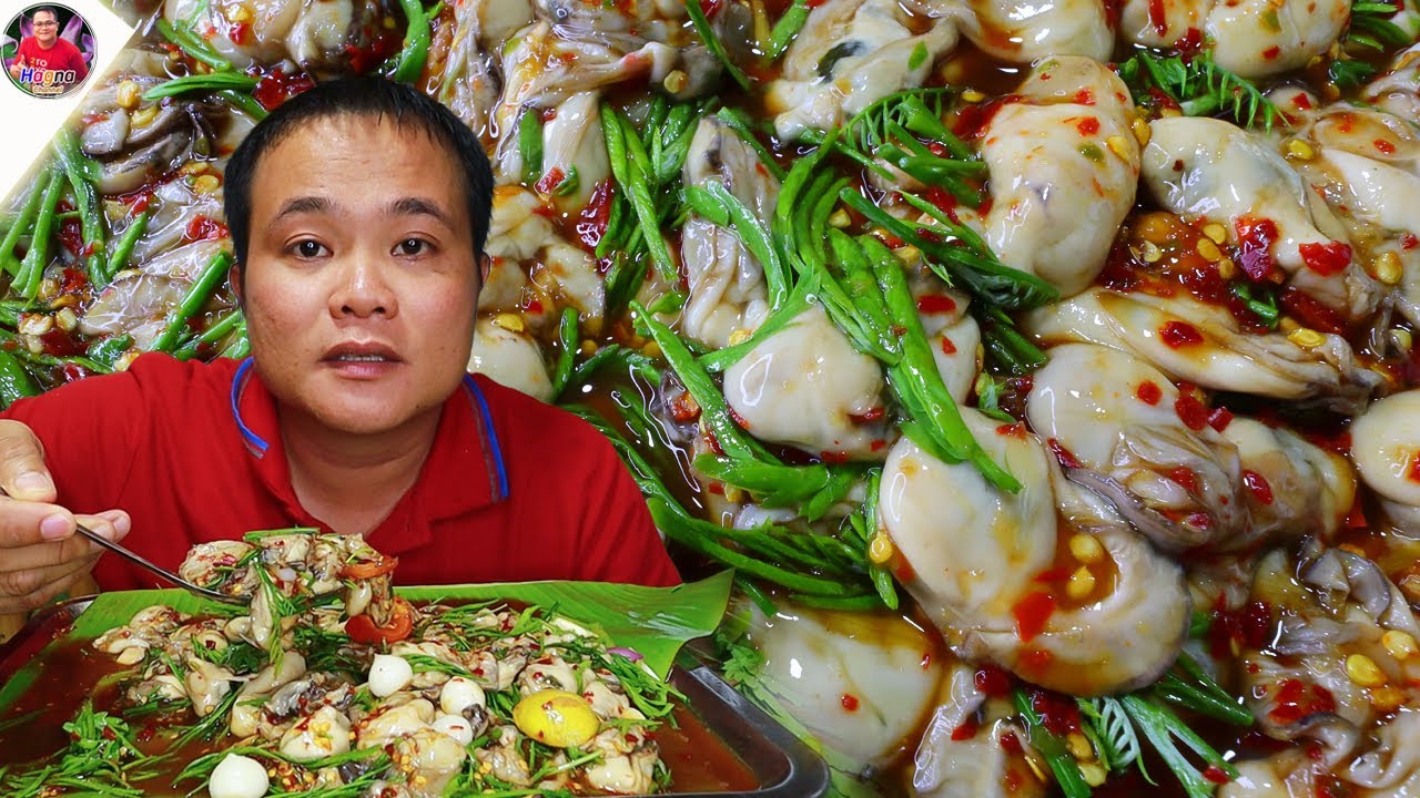 ตำหอยนางรมยอดกระถินซดนัวๆ เผ็ดแซ่บหวานจ้วยๆ แซ่บคักหลายคือเก่า