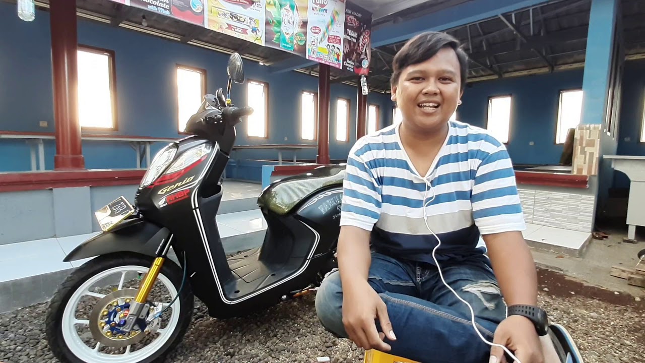 Modifikasi Simple Sepeda Motor Honda Genio Modifikasi Hondagenio ModifSimple YouTube