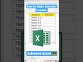 How to make Barcode in Excel😎||Advance Excel🔥||#excel #exceltricks #microsoft #computer