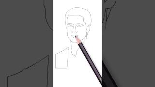 #bradpitt #art #artist #arte #desenho #draw #drawing #artwork #sketch #tutorial