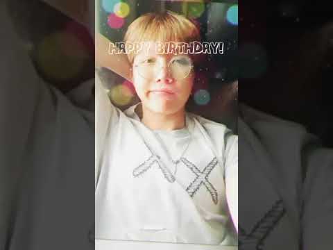 happy birthday to our sunshine🌞🎉🎂 | 생일 축하 해요 내 hobi 오빠💜💜💜 |#shorts