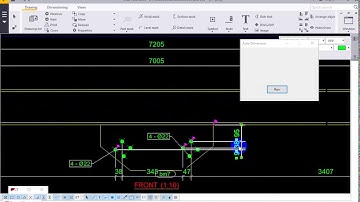 [Tekla Structures] Auto Dimension for Assembly Drawing