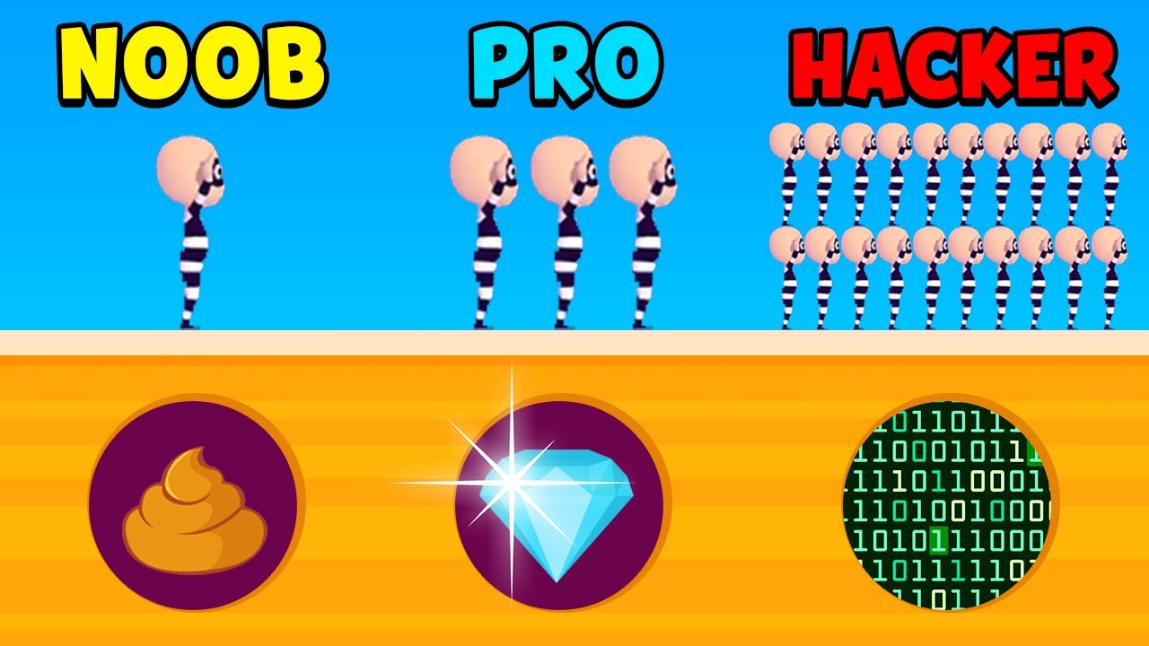 NOOB vs PRO vs HACKER - Escape Masters