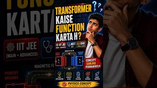 Transformer Kaise Function Karta Hai?| IIT JEE / NEET / CBSE Physics Concept #transformers #physics