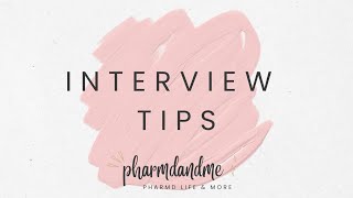 Pharmacy School Interview Day Tips!