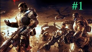 Let's Play GEARS Of WAR 2 part 1 Kick-Ass muscle Playthrough w/commentary in full HD