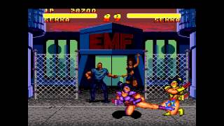 Double Dragon V: The Shadow Falls ... (Sega Genesis) Gameplay