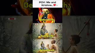 POV: My Mind 24/7 Thinking About Krishna 🙏🏻 🪈 #viral #krishna #bhakti #love #shortfeed