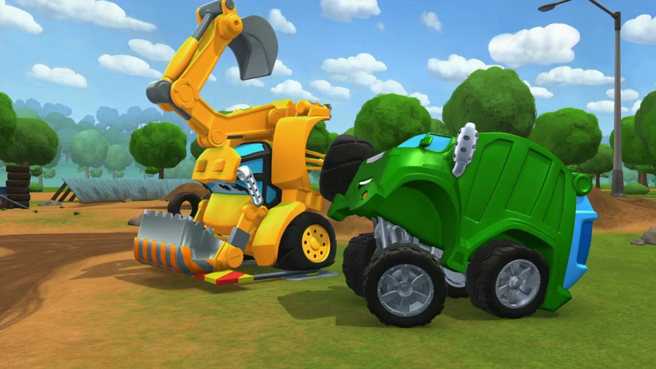 Learn with Chuck & Friends | Vertie's Stunt School/Dancing Wheels | Cartoon for Kids