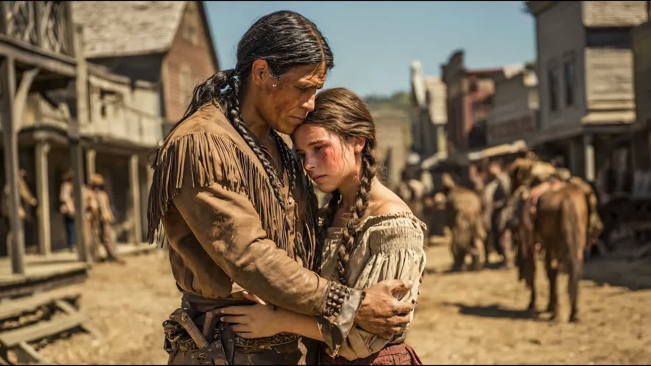 She Was Beaten By Her Own Father In Front Of Everyone— Until An Apache Said ＂ENOUGH! She’s Mine Now＂