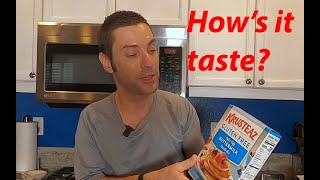 Cooking & Reviewing Krusteaz gluten-free pancakes