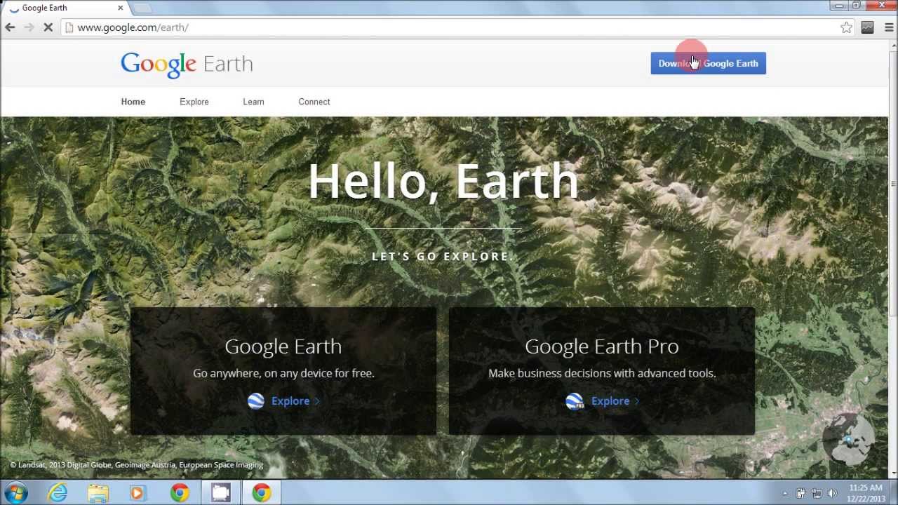 search google earth download