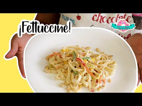 Video: Fettuccine Con Verduras