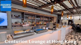 American Express AMEX Centurion Lounge at Hong Kong International Airport HKG | Immersive Review