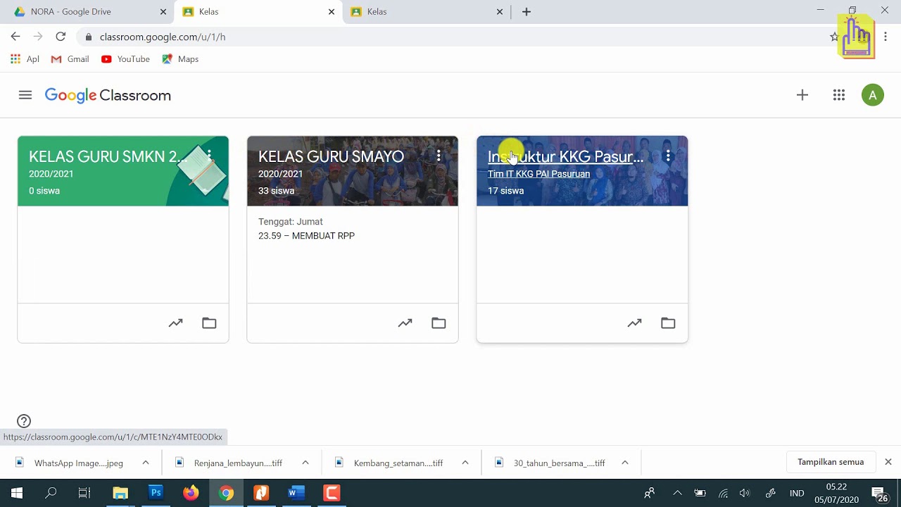 1# MENGENAL GOOGLE CLASSROOM VERSI DESKTOP - YouTube