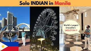 Solo Indian In MANILA - Day Tour Plan | Part 1 | Currency withdrawal #travelvlog