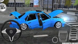 Benz E500 Driving Simulator - Blue Paint Mercedes Benz E500 Vehicle - Android GamePlay FHD Kids Game screenshot 5